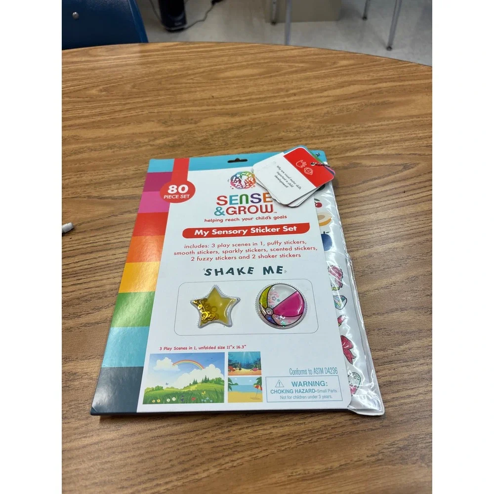 Sense & Grow My Sensory Sticker Set 80 Piece Creative Kids Play & Learn‎